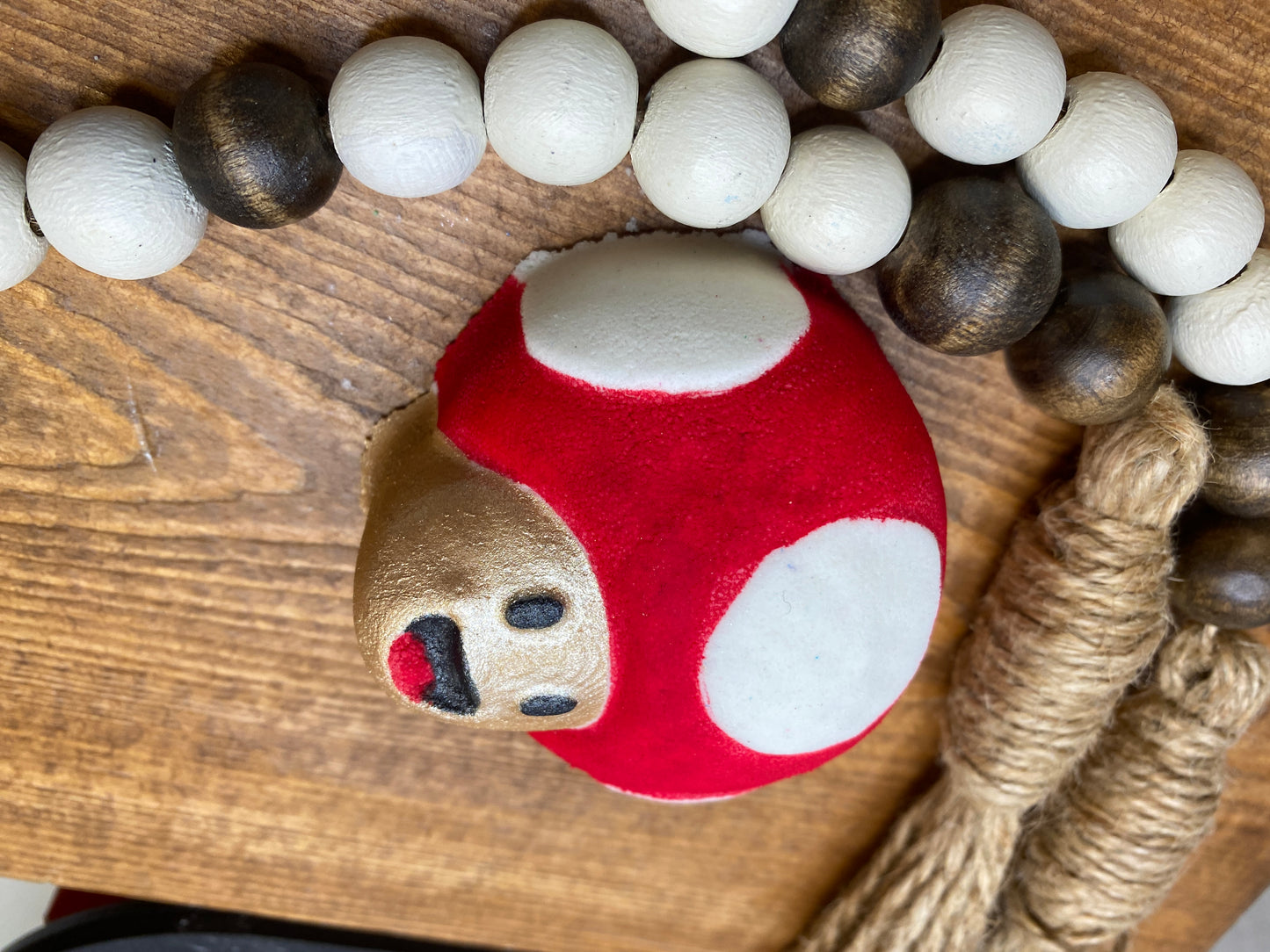 Mushroom Man Bath Bomb (Surprise Mario Toy)