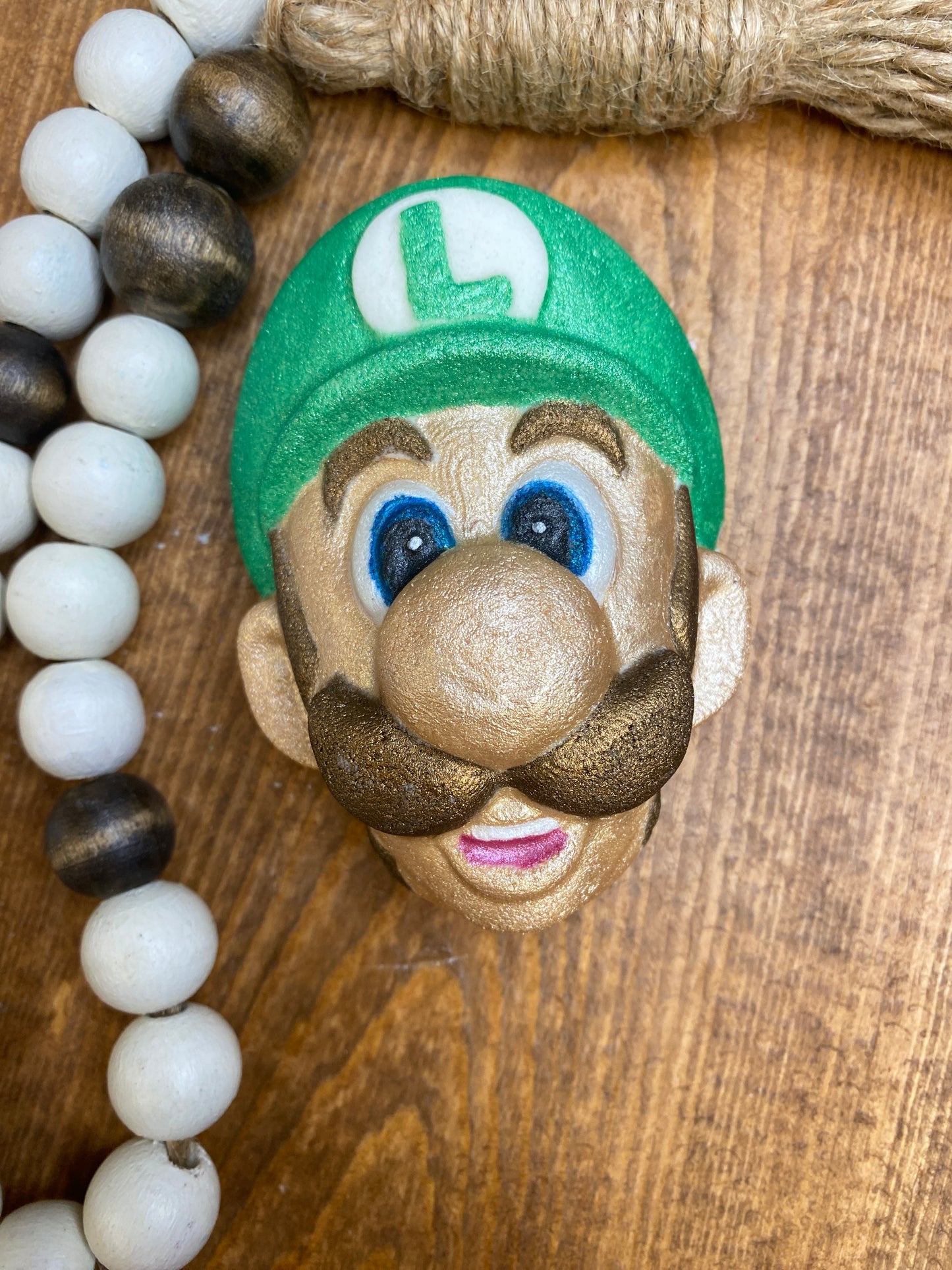 Luigi Man Bath Bomb (Surprise Mario Toy)