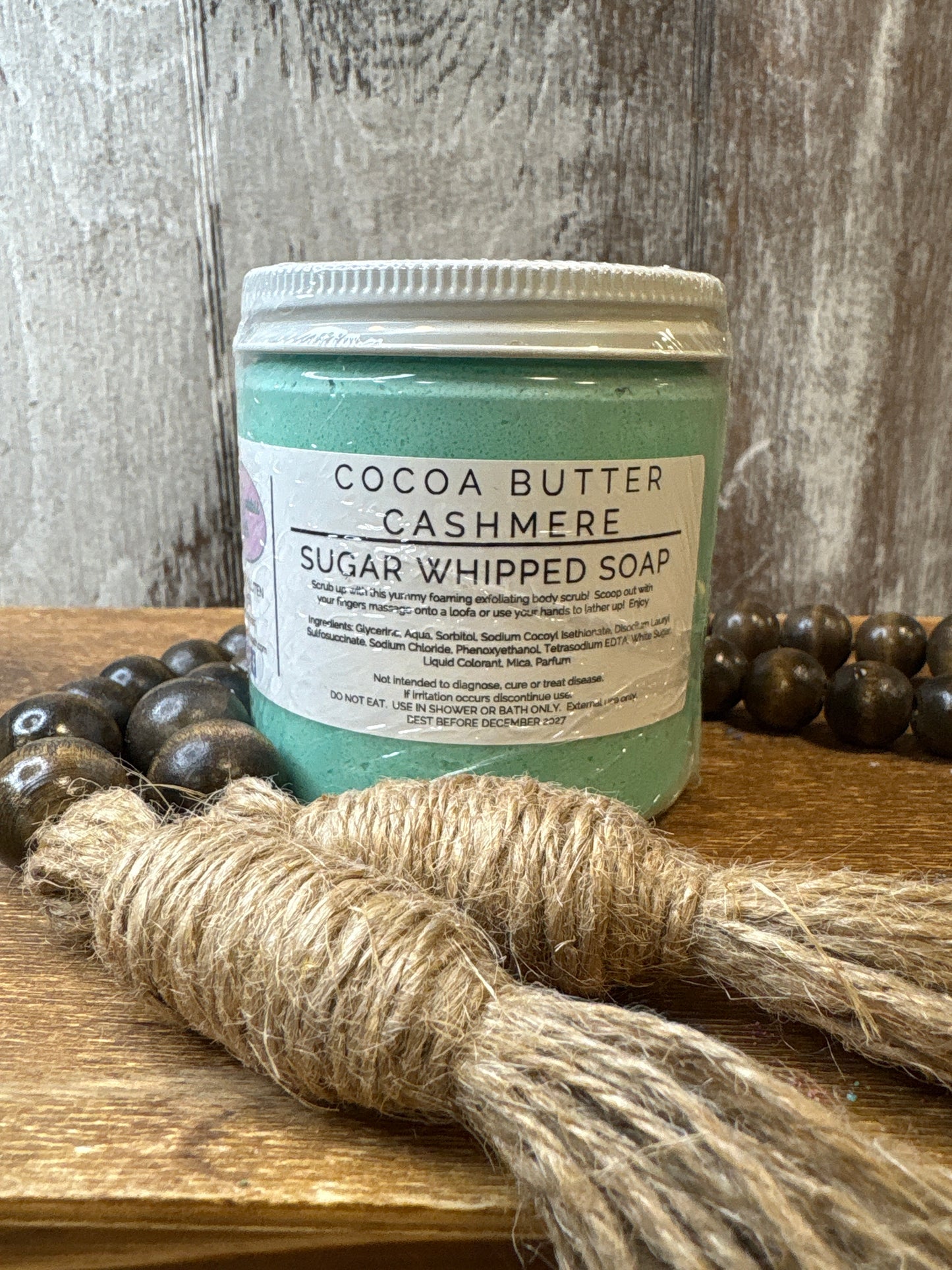 Cocoa Butter Cashmere Sugar Whipped Soap Scrub