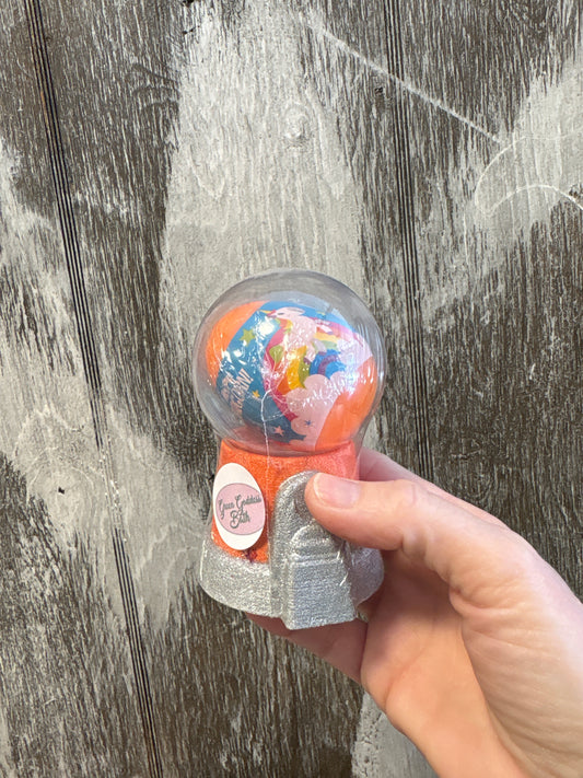 Bubble Gum Bath Bomb w/toy