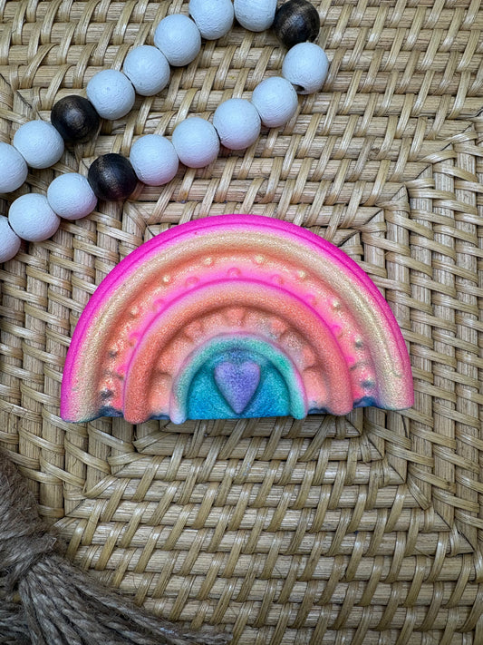 Heart Rainbow Bath Bomb