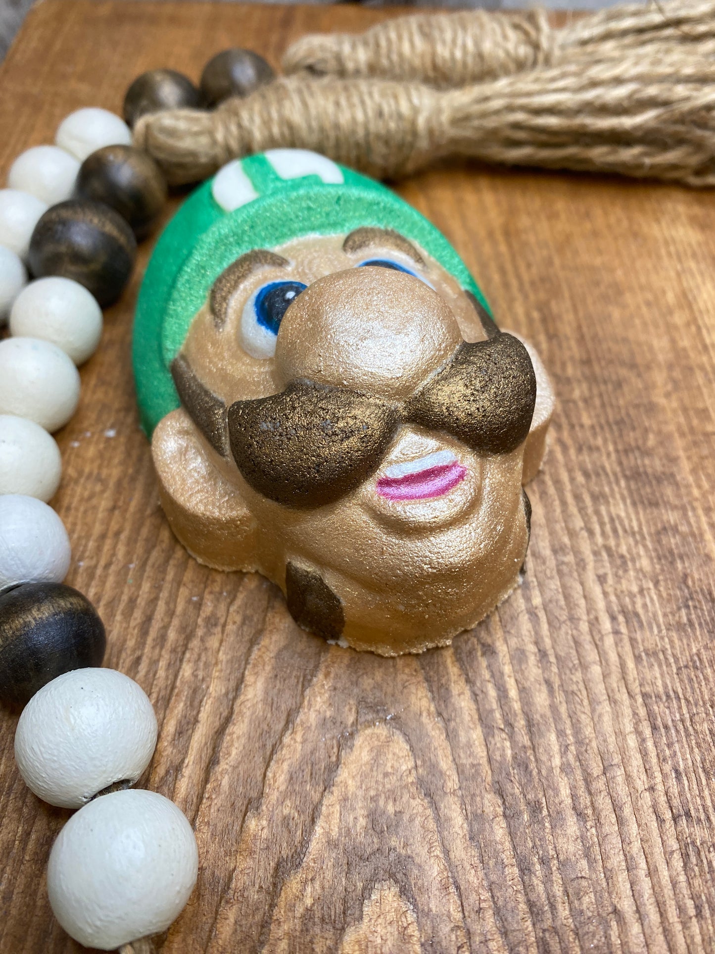 Luigi Man Bath Bomb (Mario Toy)