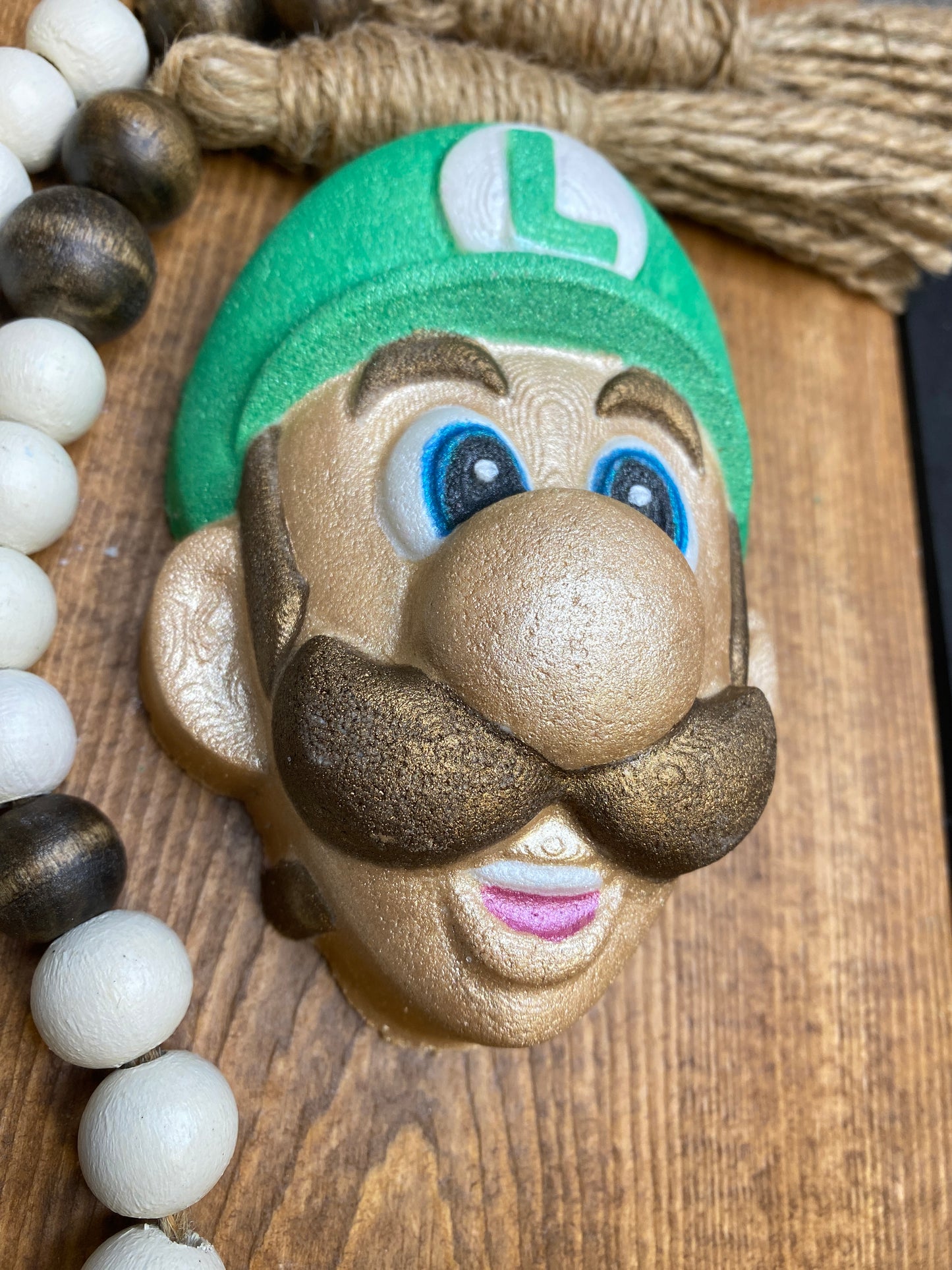 Luigi Man Bath Bomb (Mario Toy)