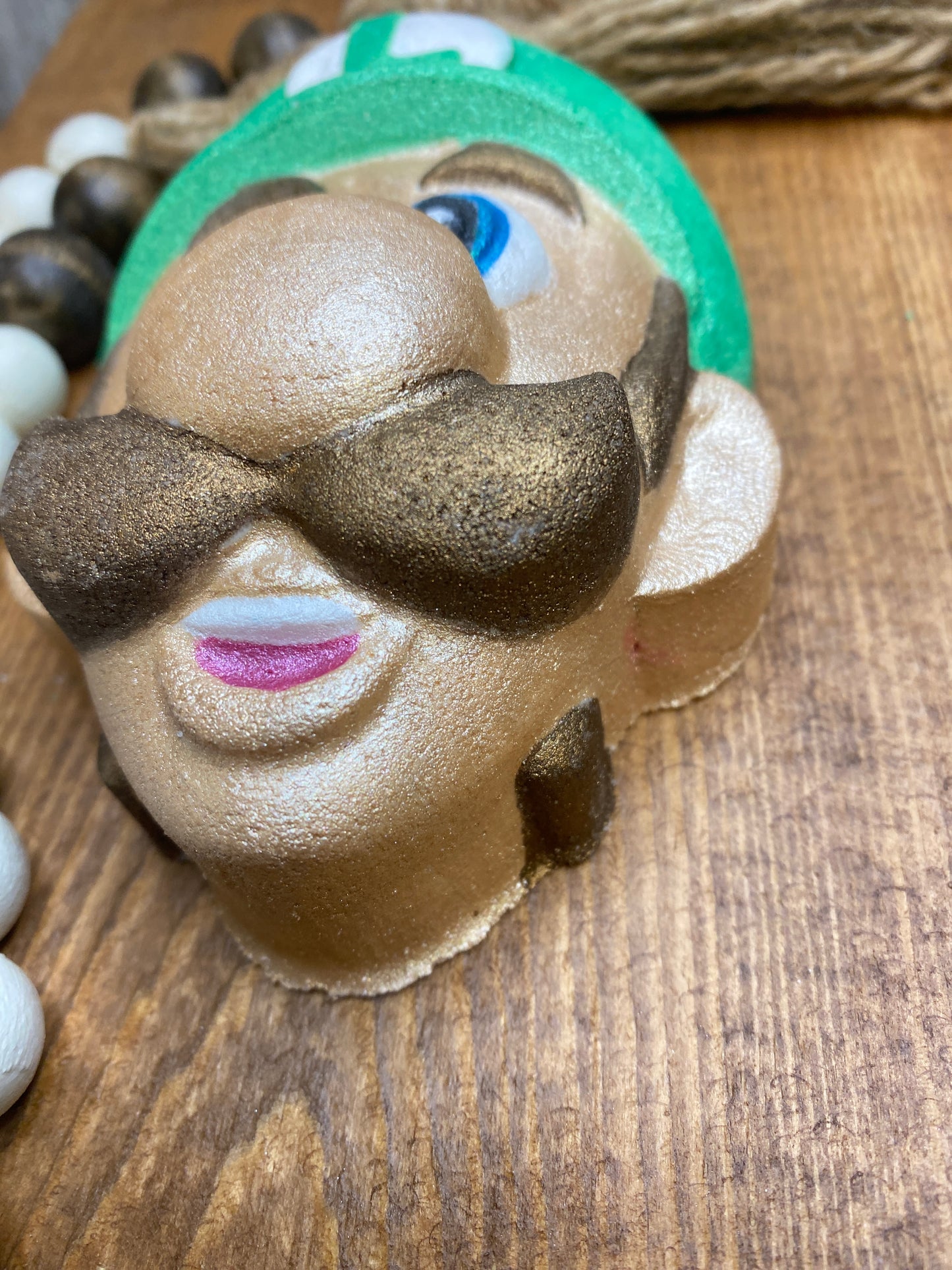 Luigi Man Bath Bomb (Mario Toy)