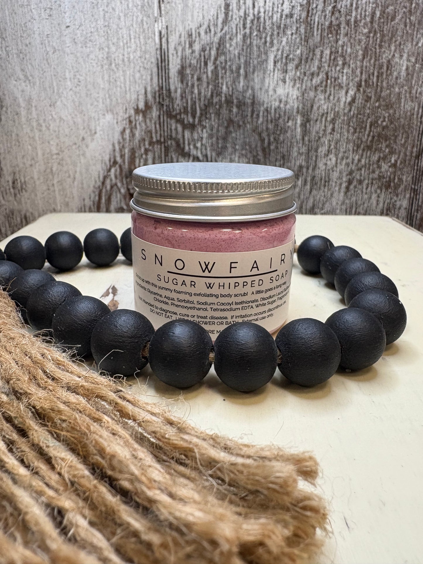 Snow Fairy Sugar Whipped Soap Scrub