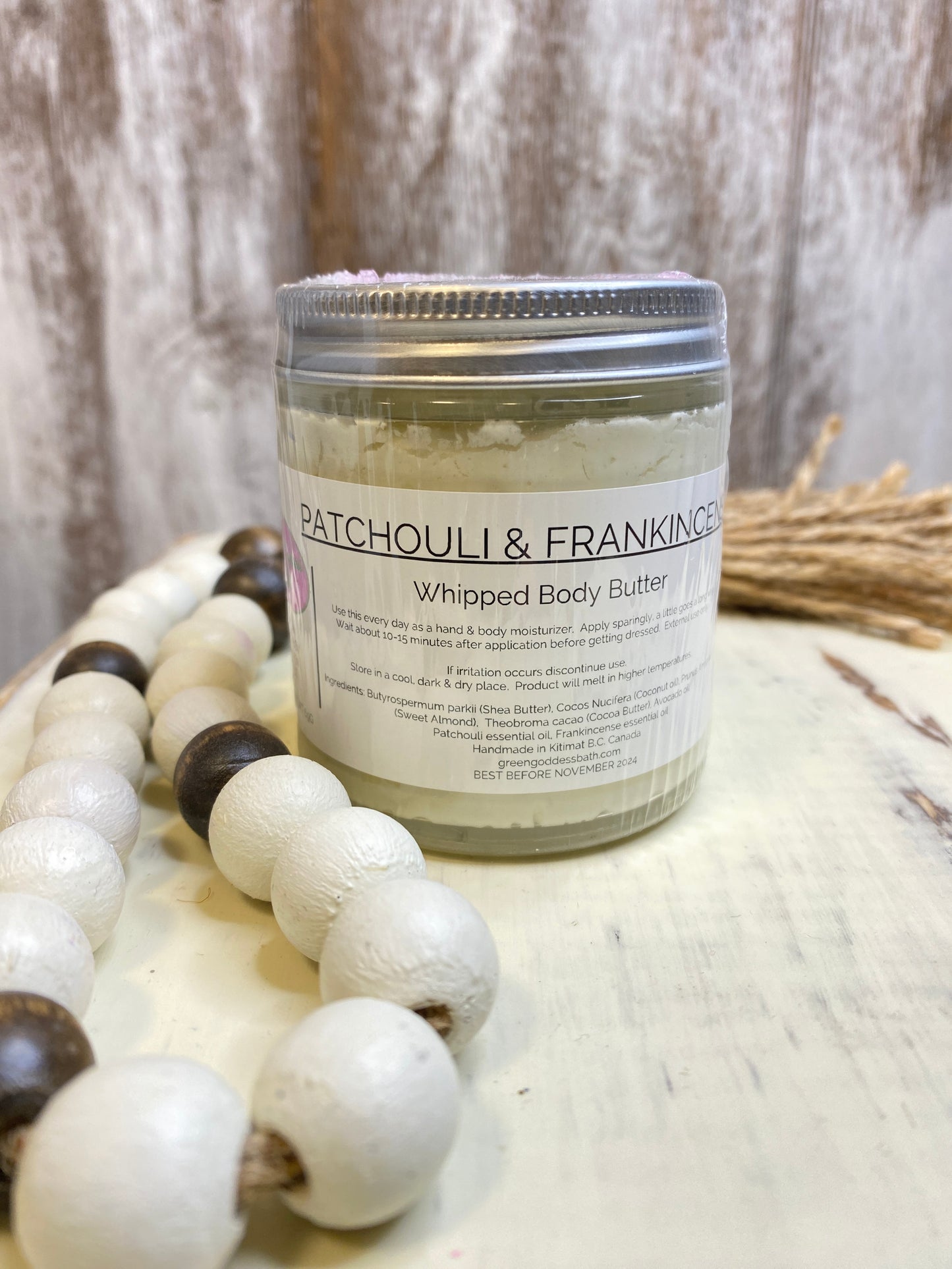 Patchouli & Frankincense Whipped Body Butter