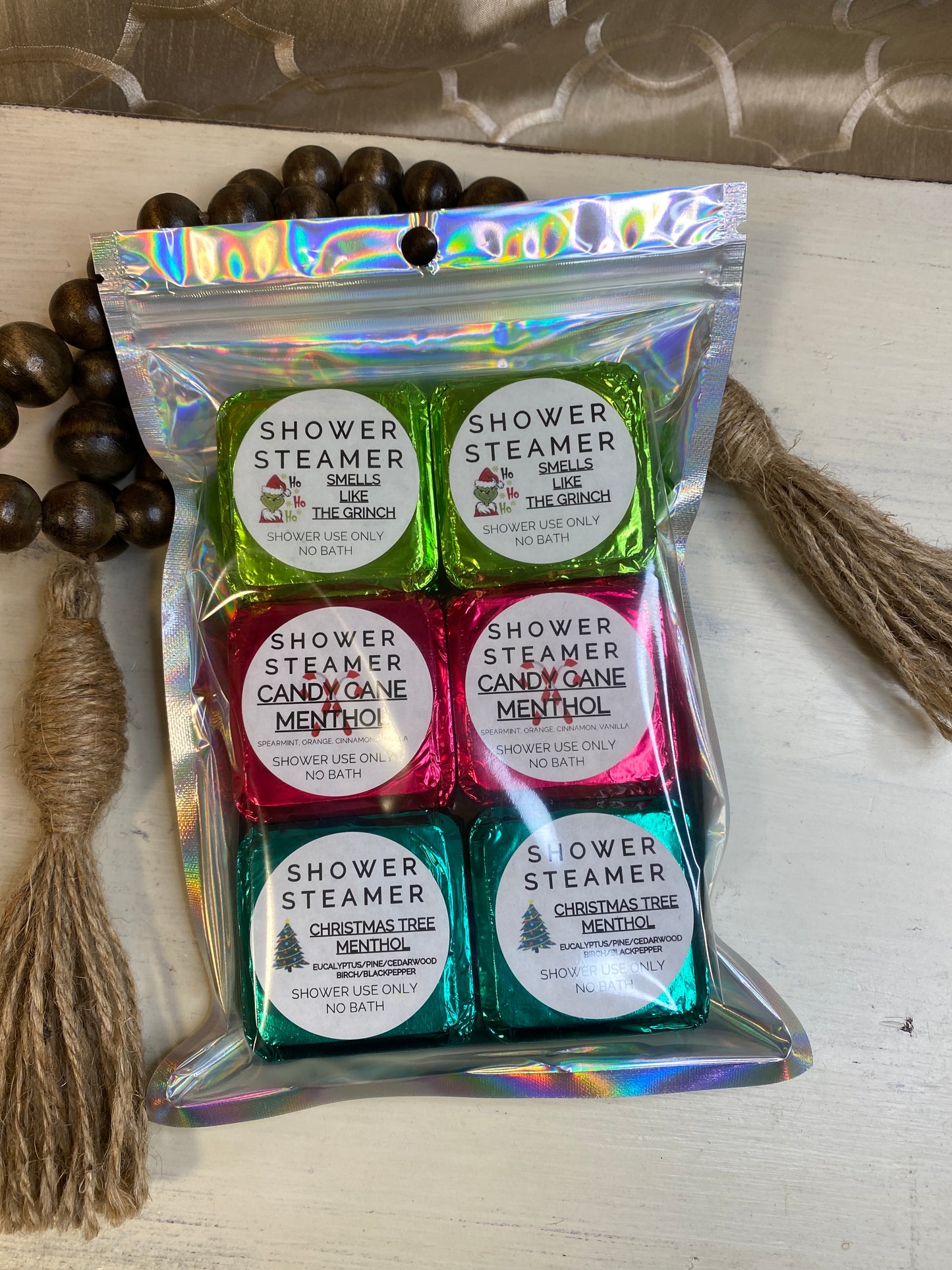 Holiday Shower Steamer 6 Gift Pack (Limited Edition)