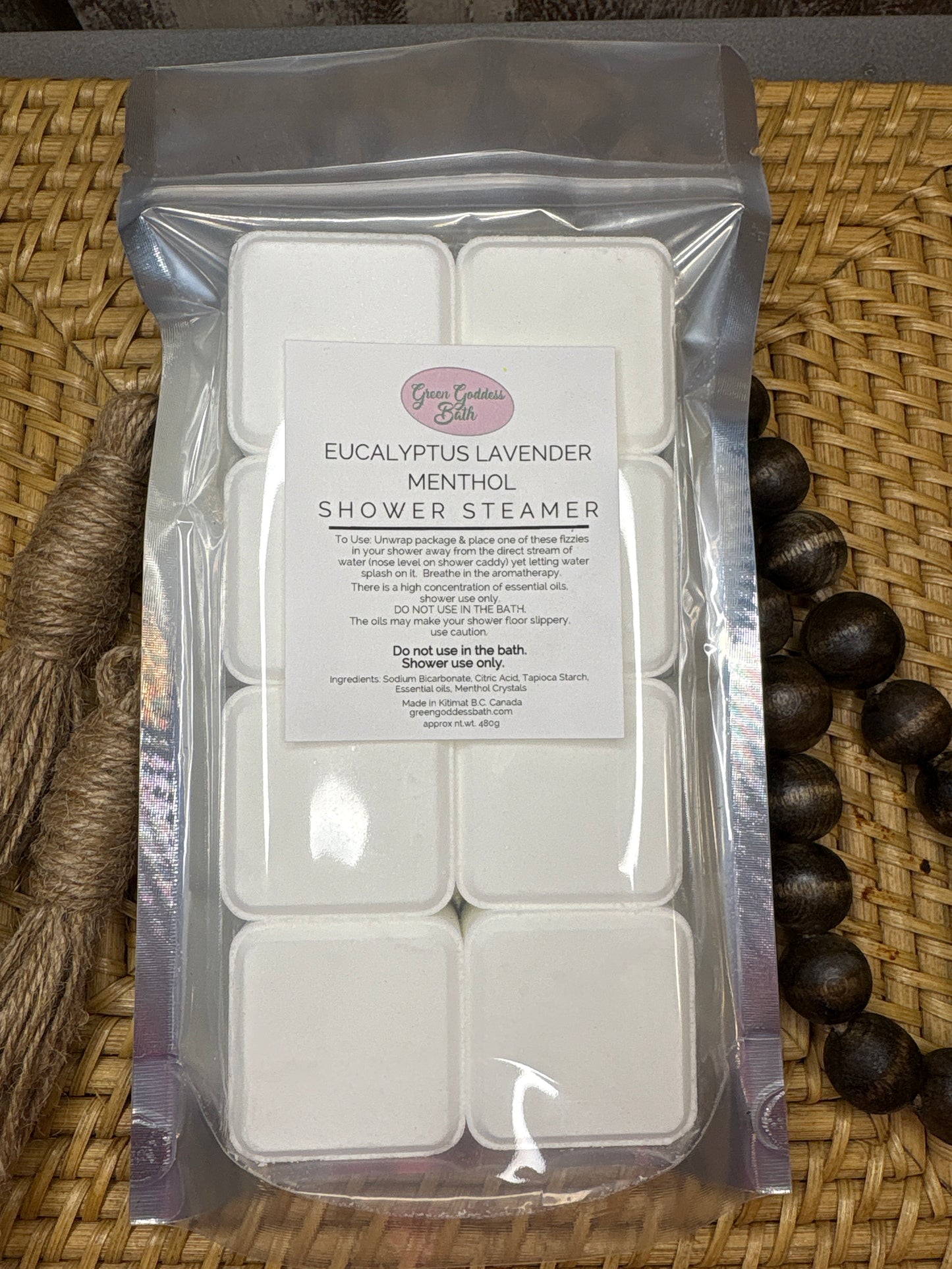 Lavender & Eucalyptus Shower Steamers 8 Pack