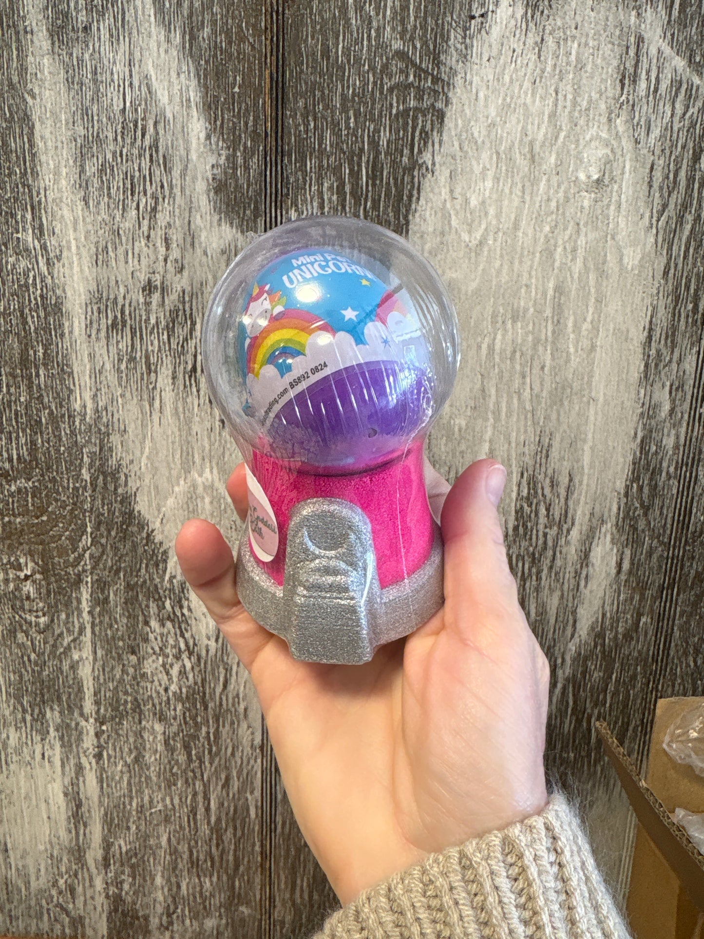 Bubble Gum Bath Bomb with Surprise Toy