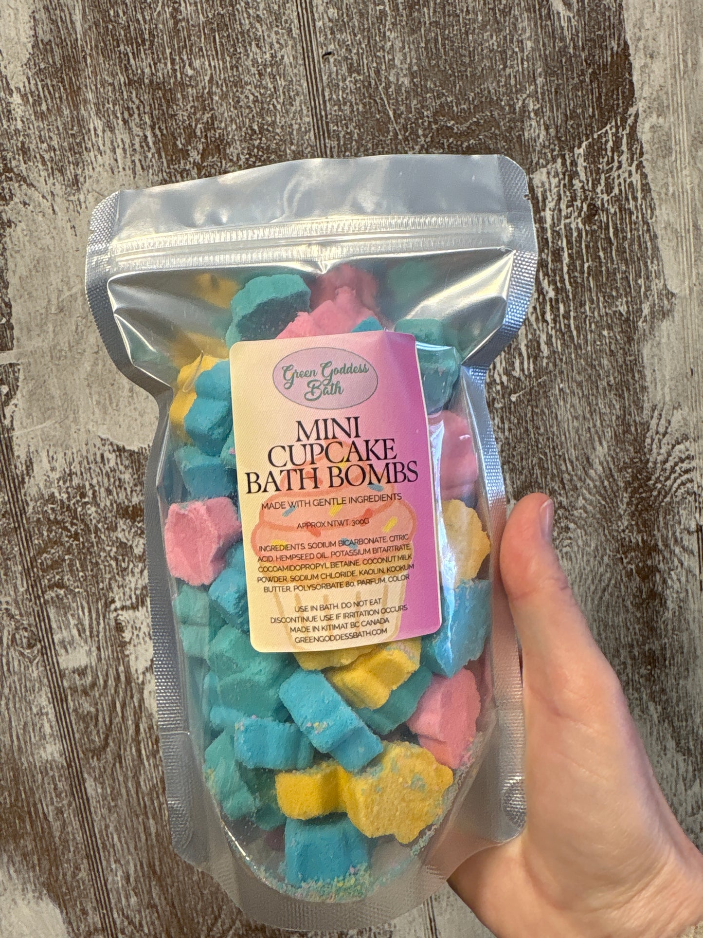 Mini Cupcake Bath Bombs