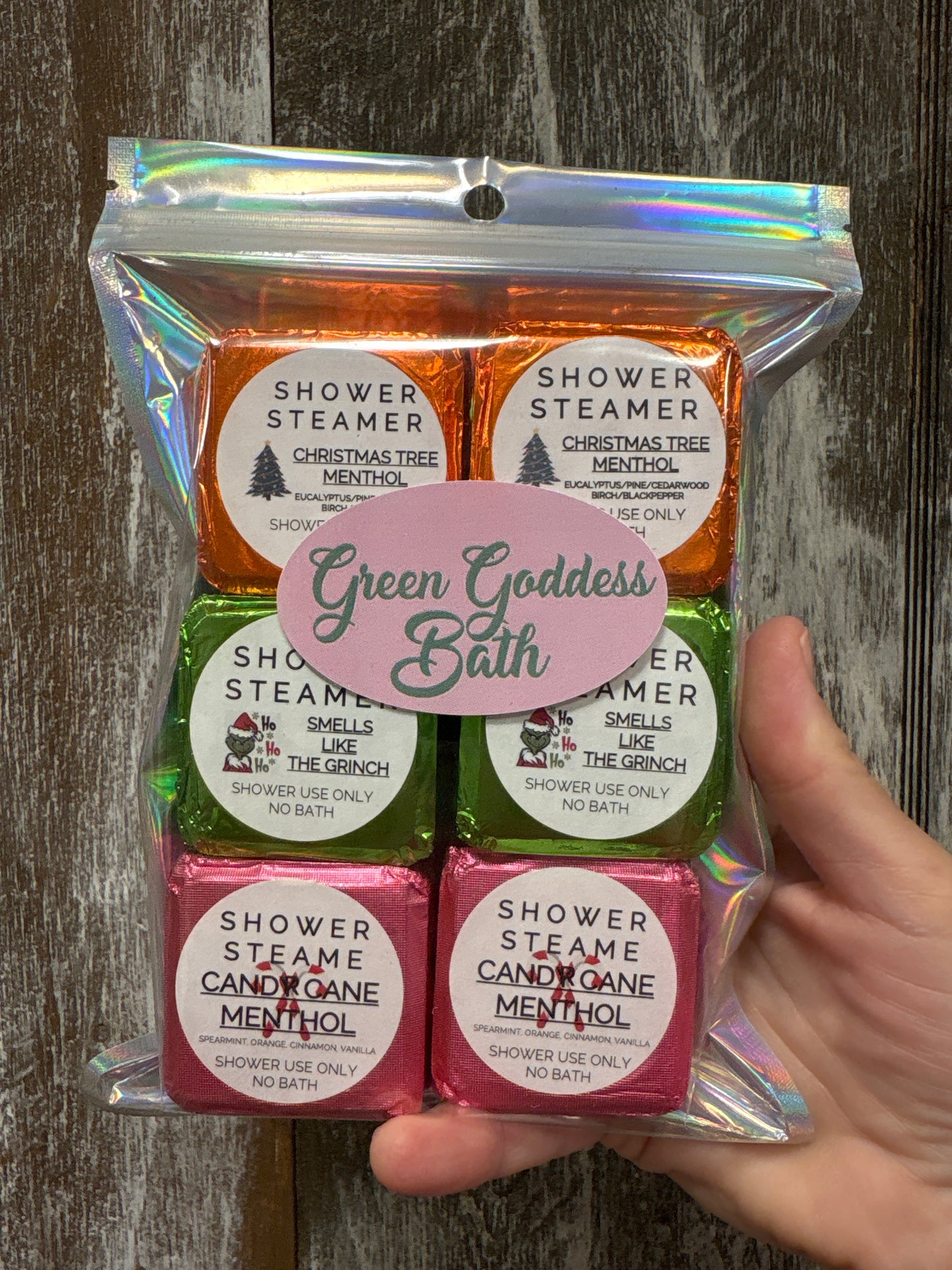 Holiday Shower Steamer 6 Gift Pack