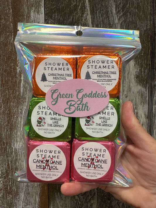 Holiday Shower Steamer 6 Gift Pack