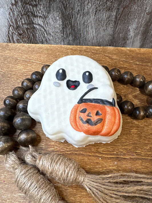 Trick or Treat Ghost Bath Bomb (with Pokemon toy)