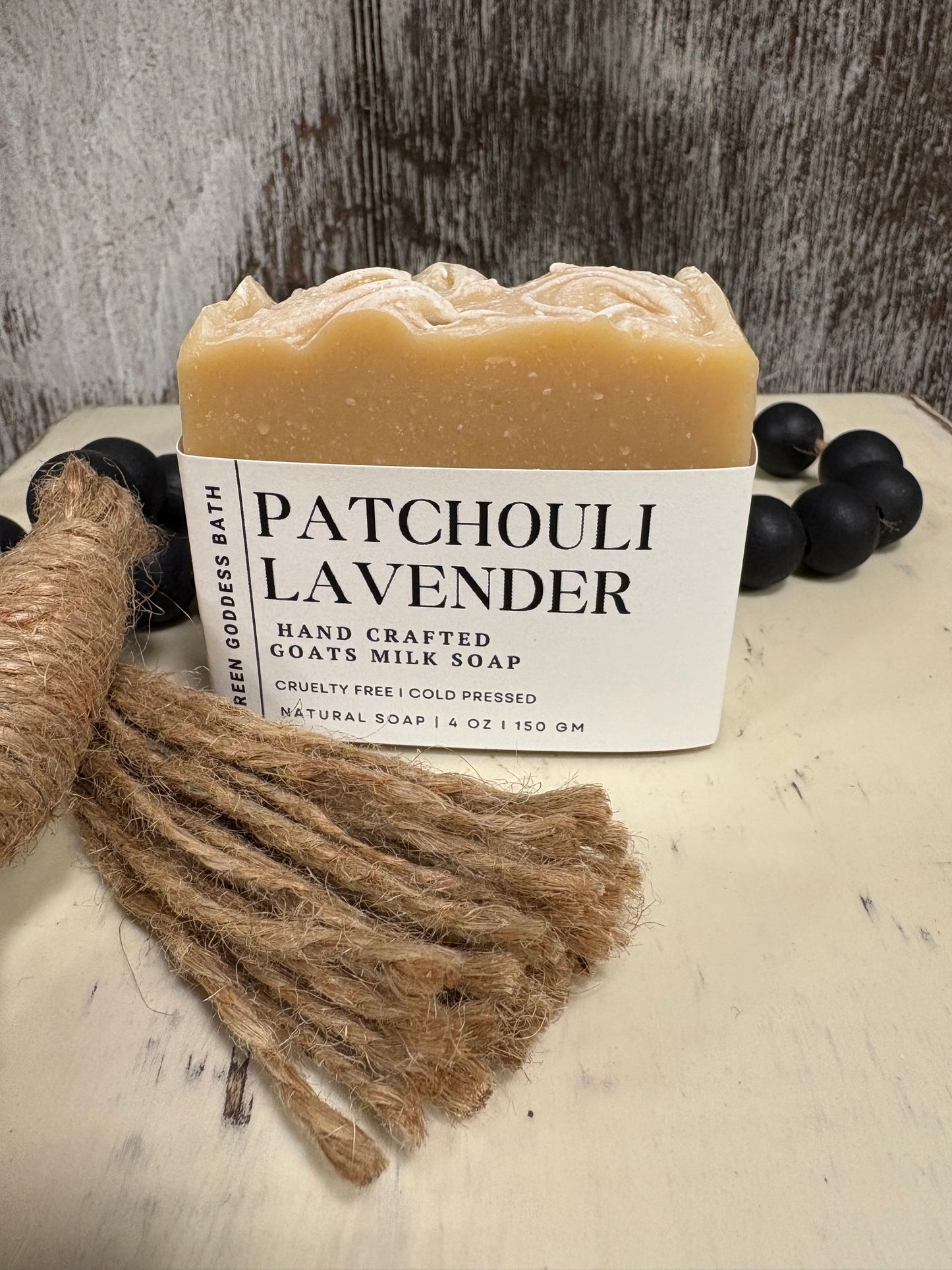 Patchouli & Lavender Goats Milk Bar Soap