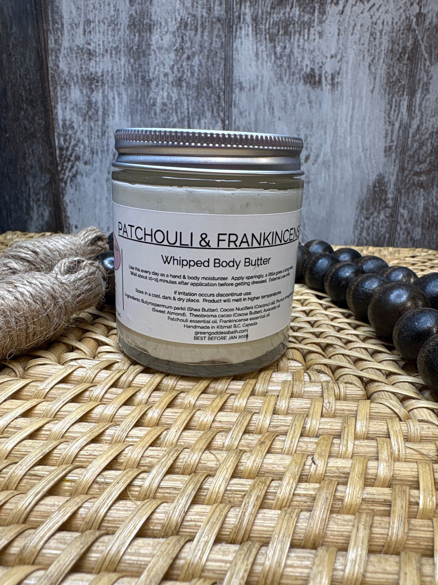 Patchouli & Frankincense Whipped Body Butter