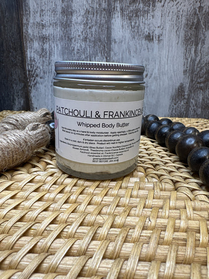 Patchouli & Frankincense Whipped Body Butter