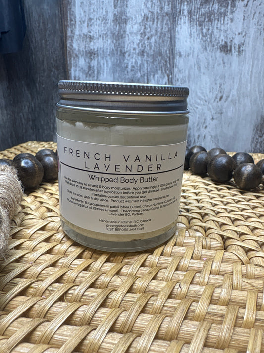 French Vanilla Lavender Whipped Body Butter