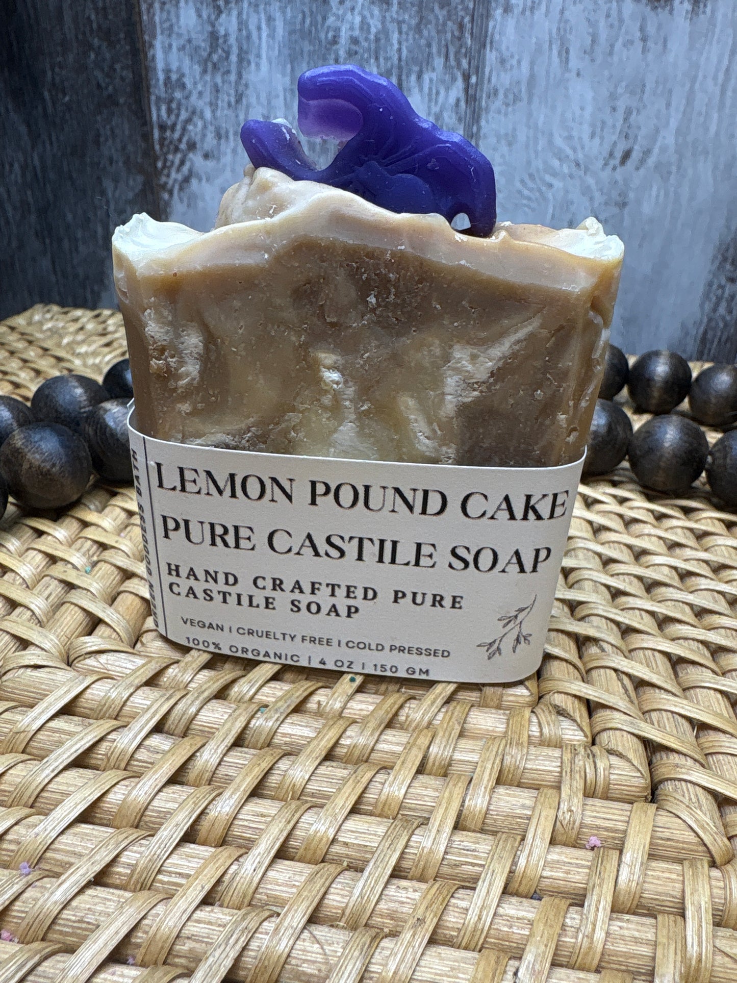 Lemon Pound Cake Castile Bar Soap