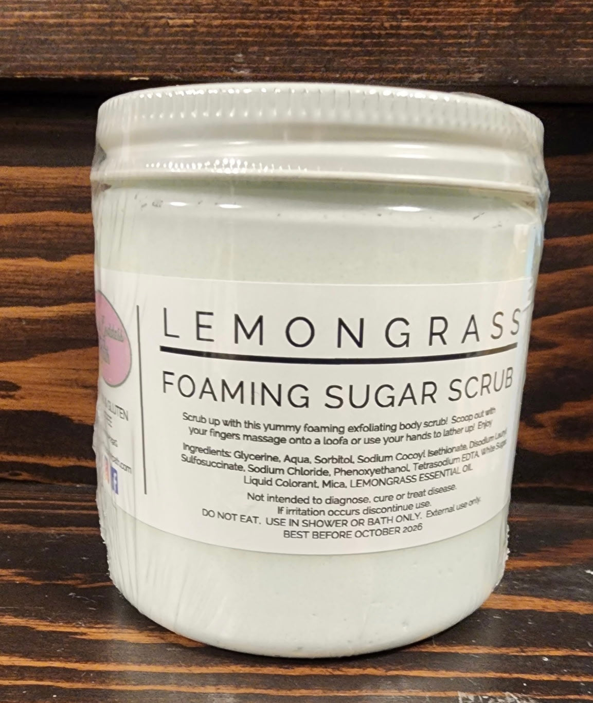 Lemongrass Sugar Whipped Soap Scrub