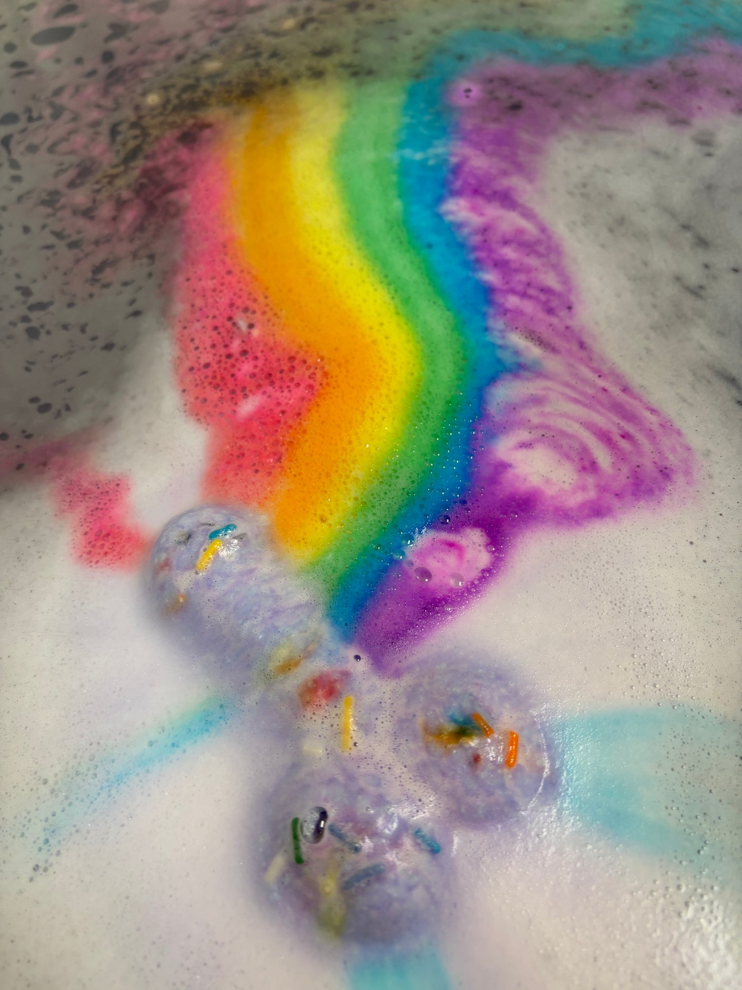 Birthday Rainbow Dick Bath Bomb (Rainbow Colors Inside)