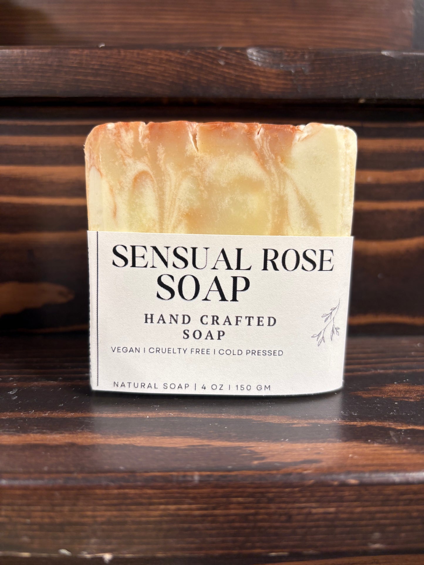 SENSUAL ROSE Cold Press Bar Soap