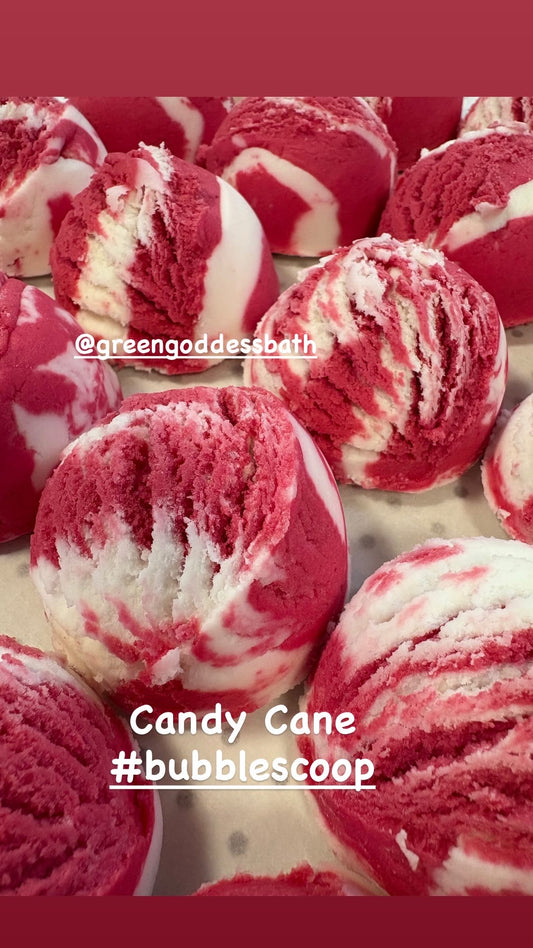 Candy Cane Bubble Scoop