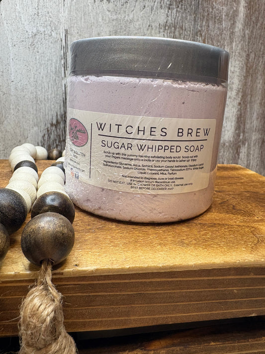 Witches Brew Sugar Whipped Soap Scrub