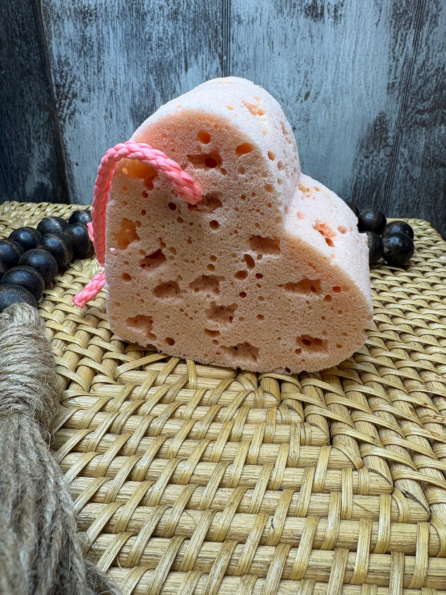 Soapy Sponge Heart - Choose your scent