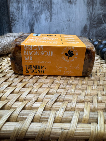 Baraka Honey Turmeric Black Soap