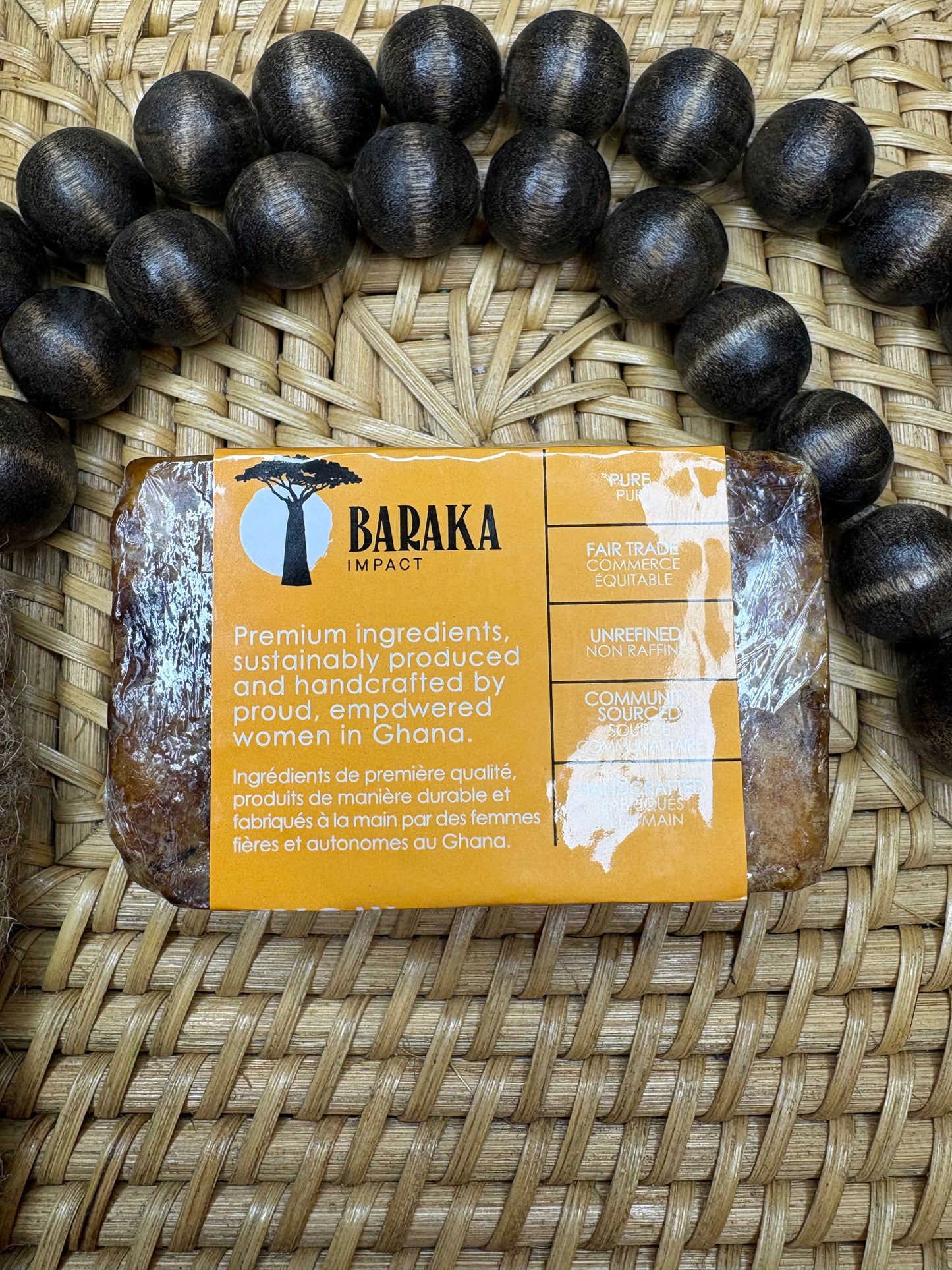 Baraka Honey Turmeric Black Soap