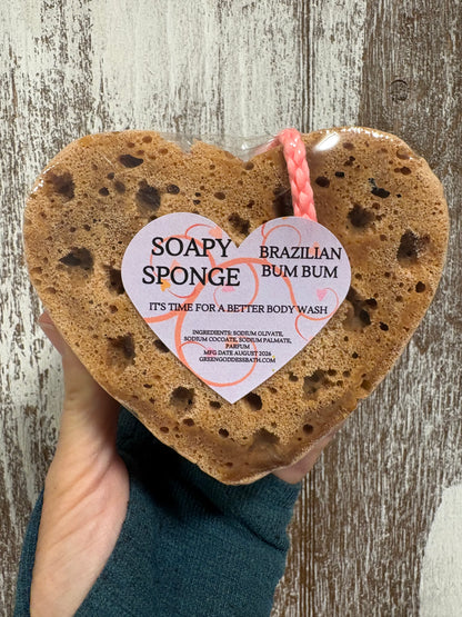 Soapy Sponge Heart - Choose your scent