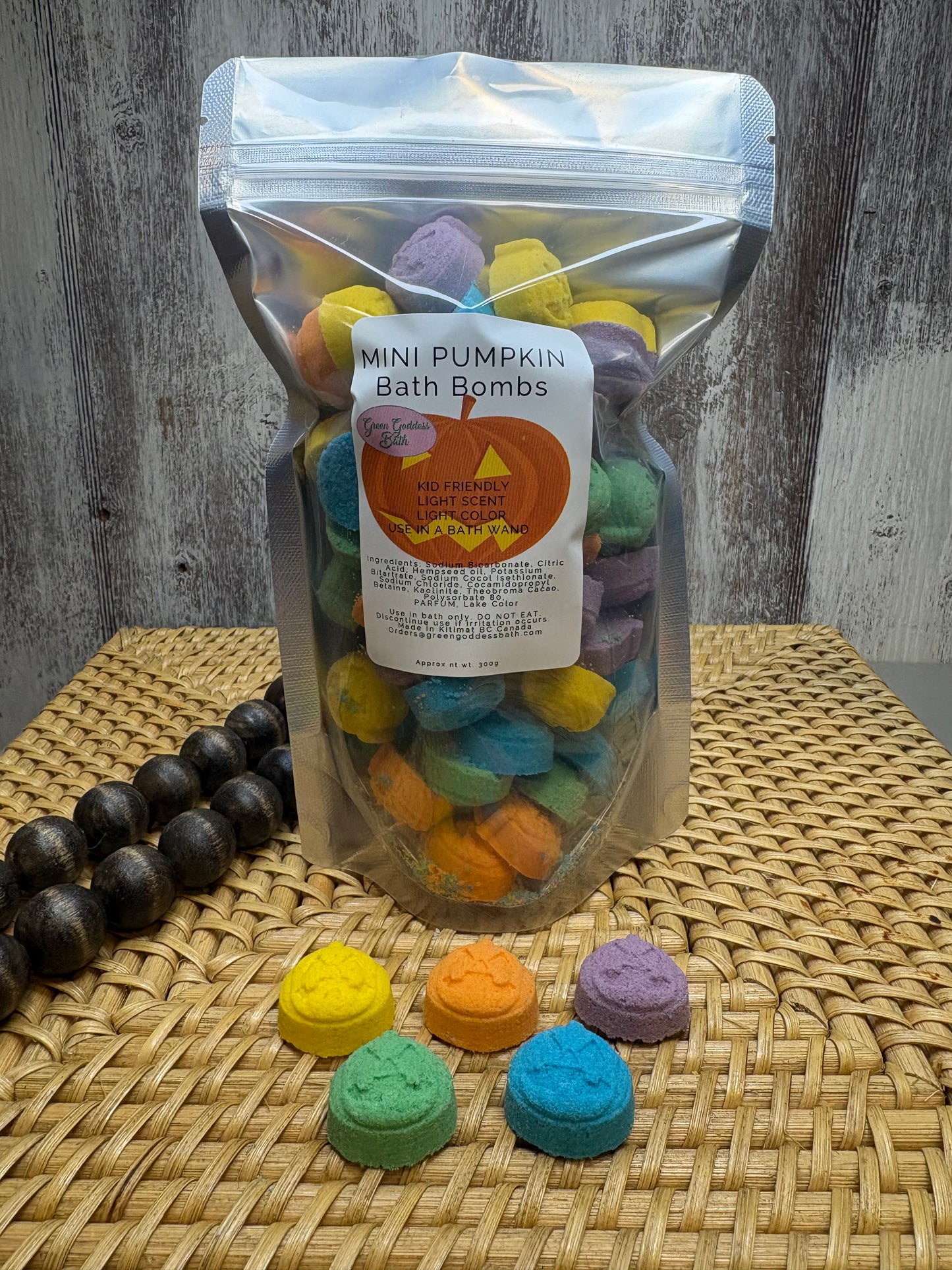 Mini Pumpkin Bath Bombs