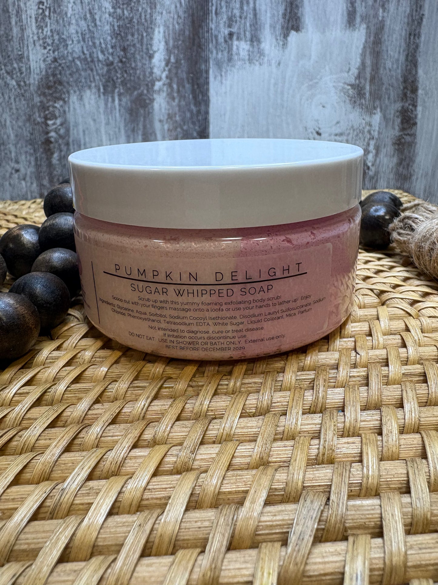 Pumpkin Delight Sugar Whipped Soap Scrub
