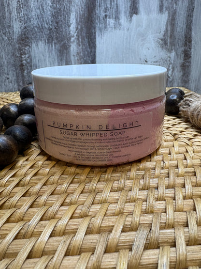 Pumpkin Delight Sugar Whipped Soap Scrub
