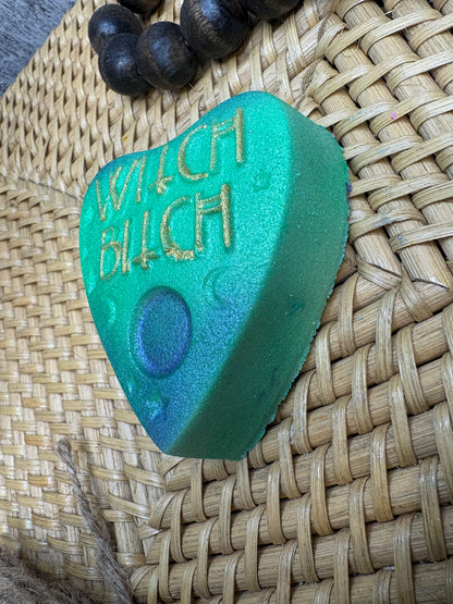 Witch Bitch Bath Bomb w\crystal