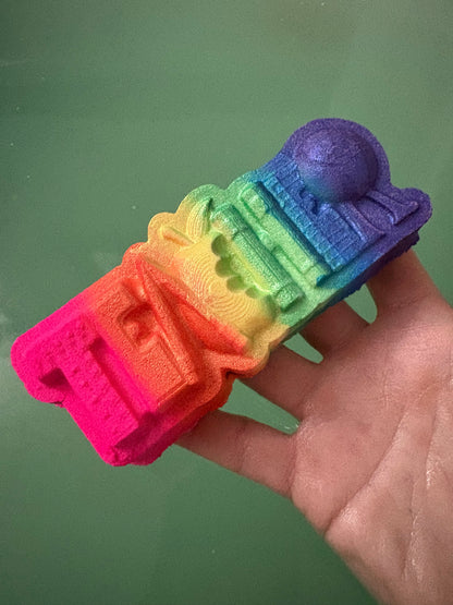 Teacher Rainbow Bath Bomb
