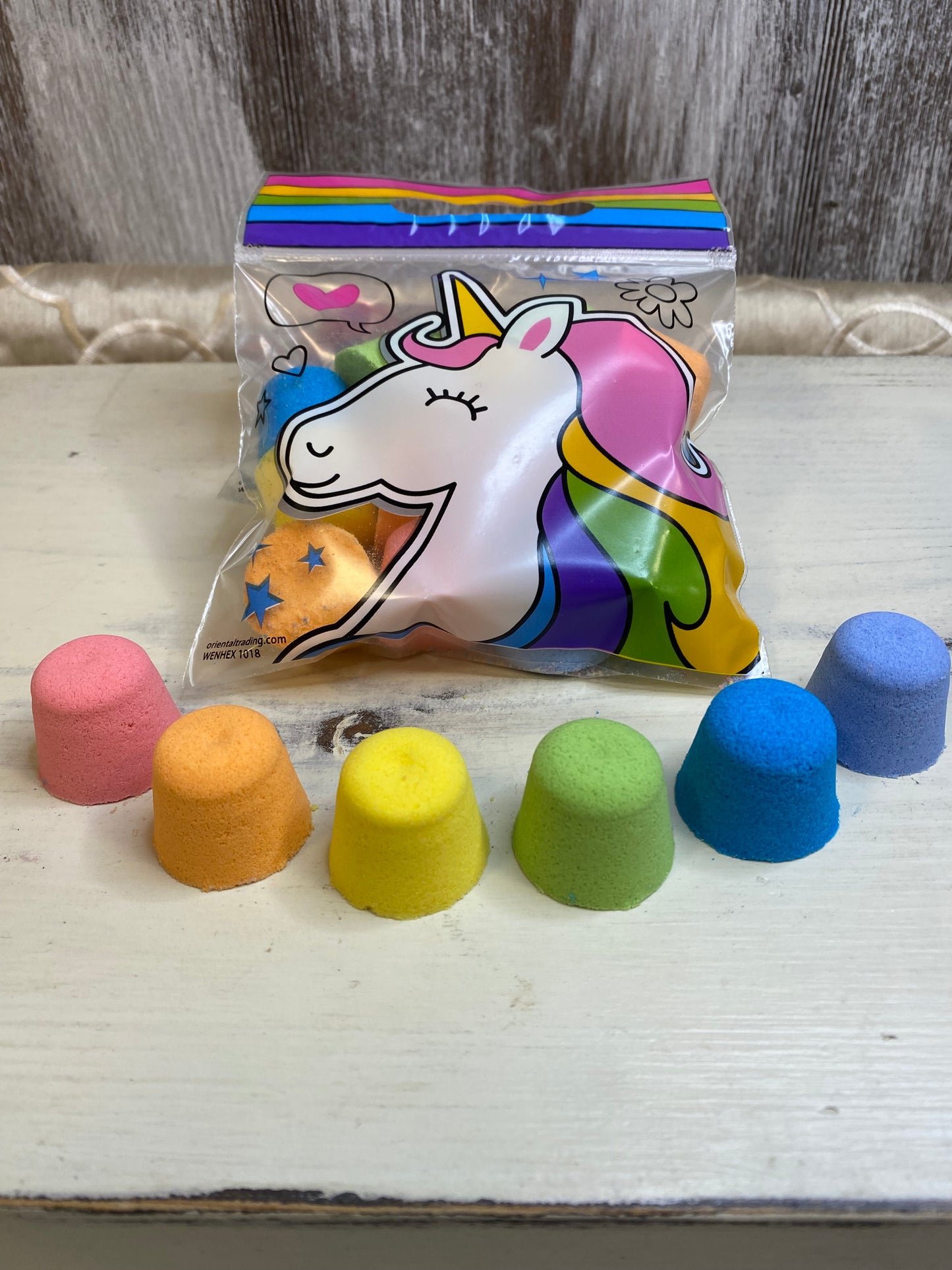 Unicorn Poop Bath Bombs