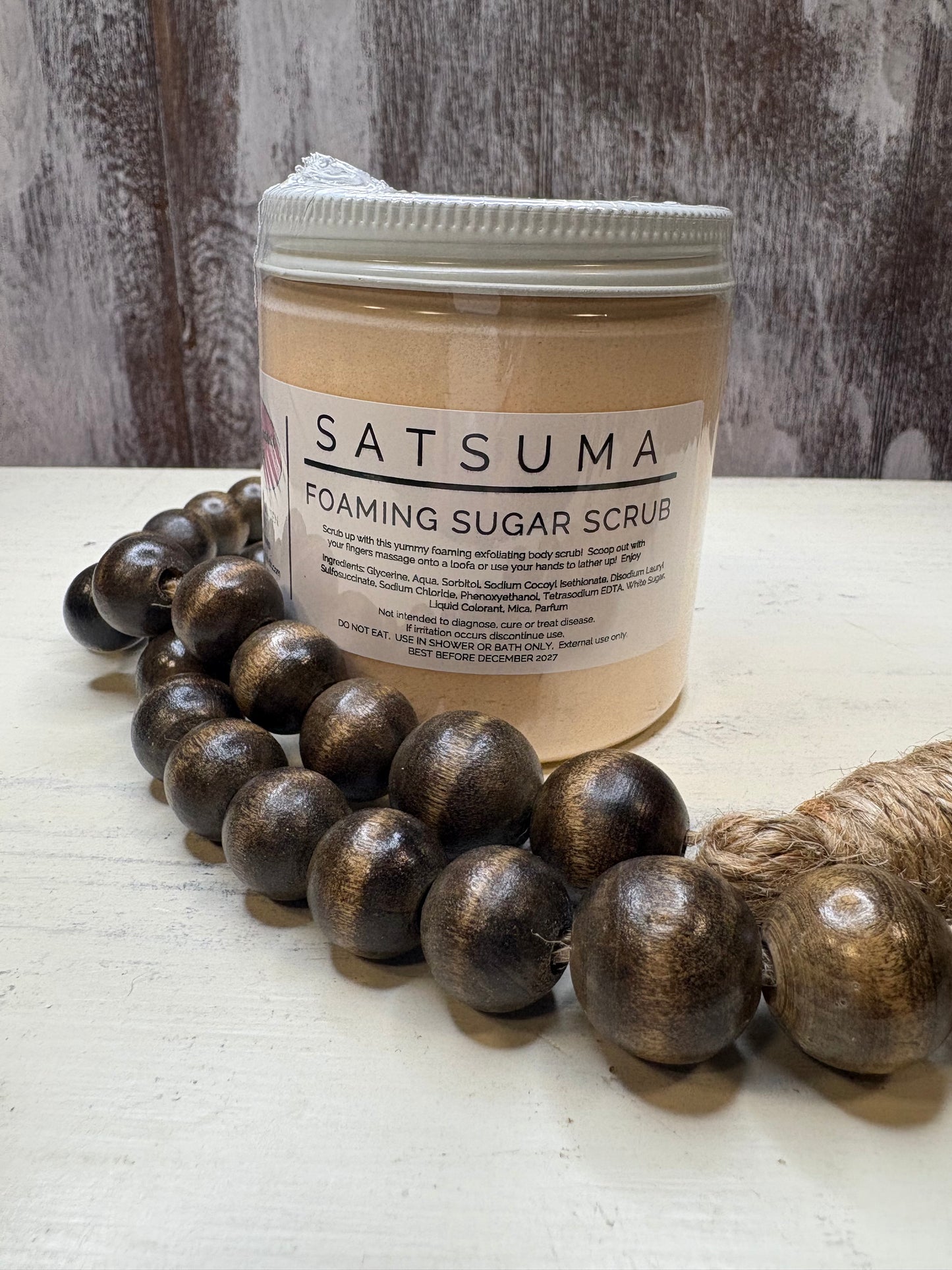Satsuma Sugar Whipped Soap Scrub