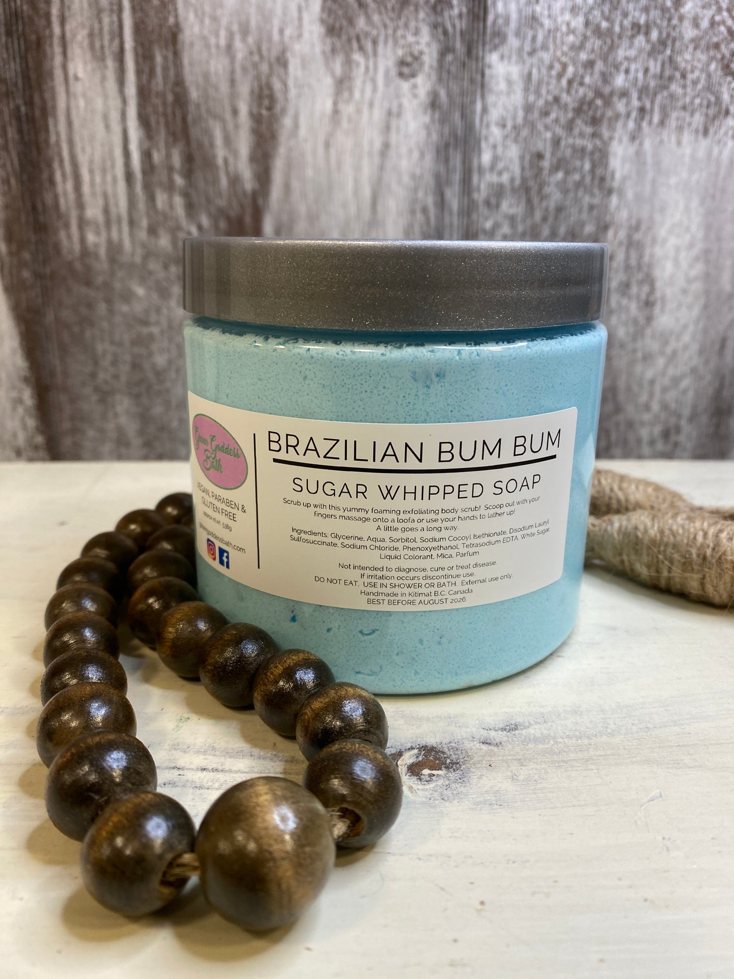 Brazilian Bum Bum Sugar Whipped Soap Scrub