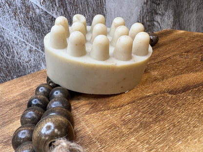 Cedar wood & Frank Exfoliating Massage Bar Soap