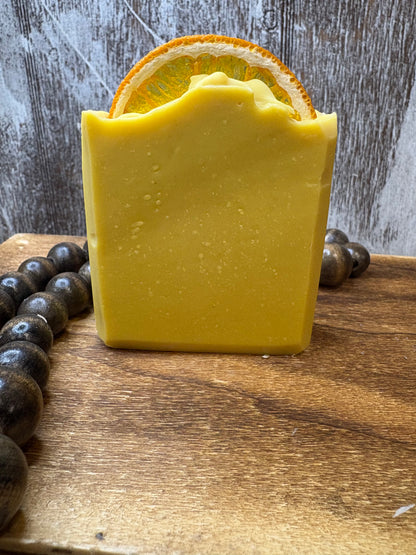 Dandelion Sweet Orange & Pink Grapefruit Castile Bar Soap