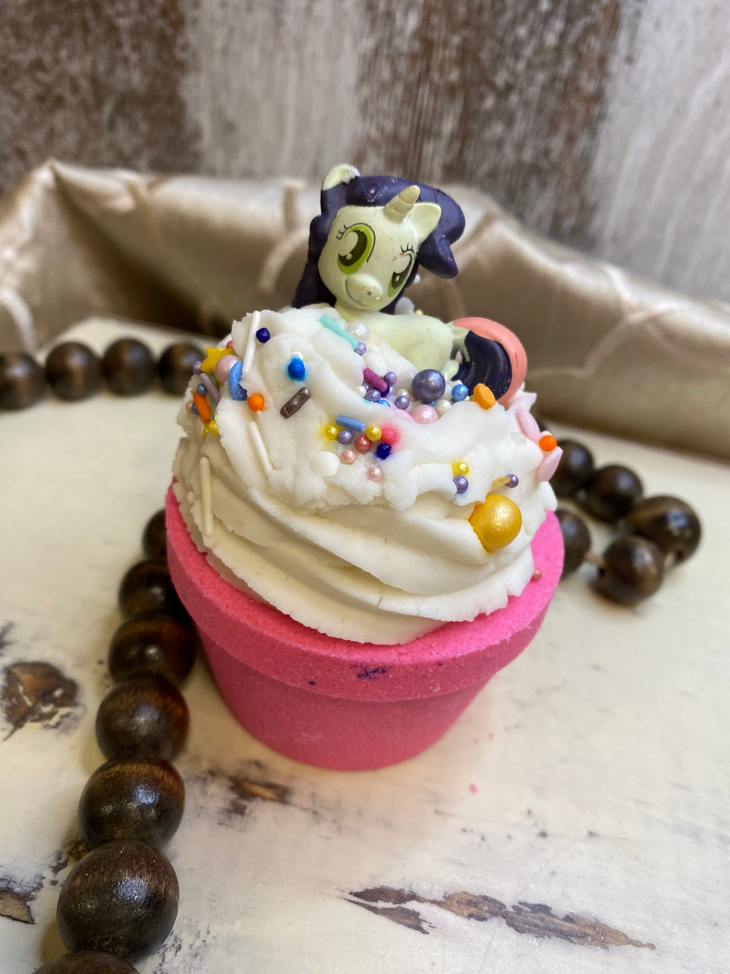 Unicorn Cupcake Bath Bomb