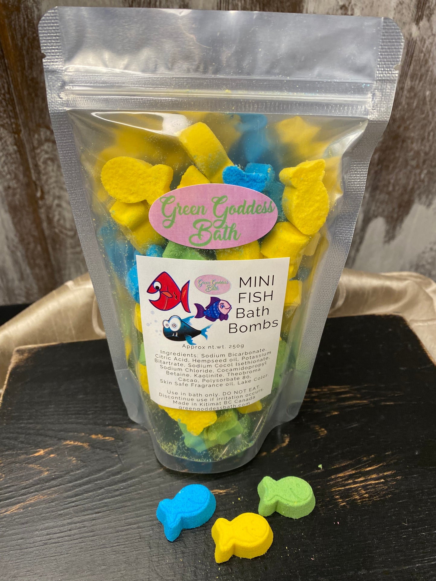 Mini Fish Bath Bombs