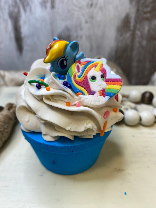 Unicorn Cupcake Bath Bomb