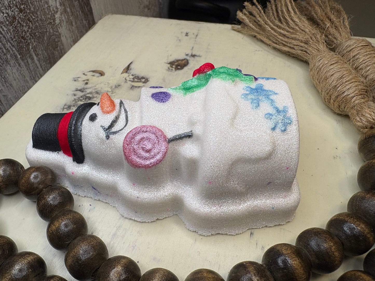 Frosty the Snowman Bath Bomb