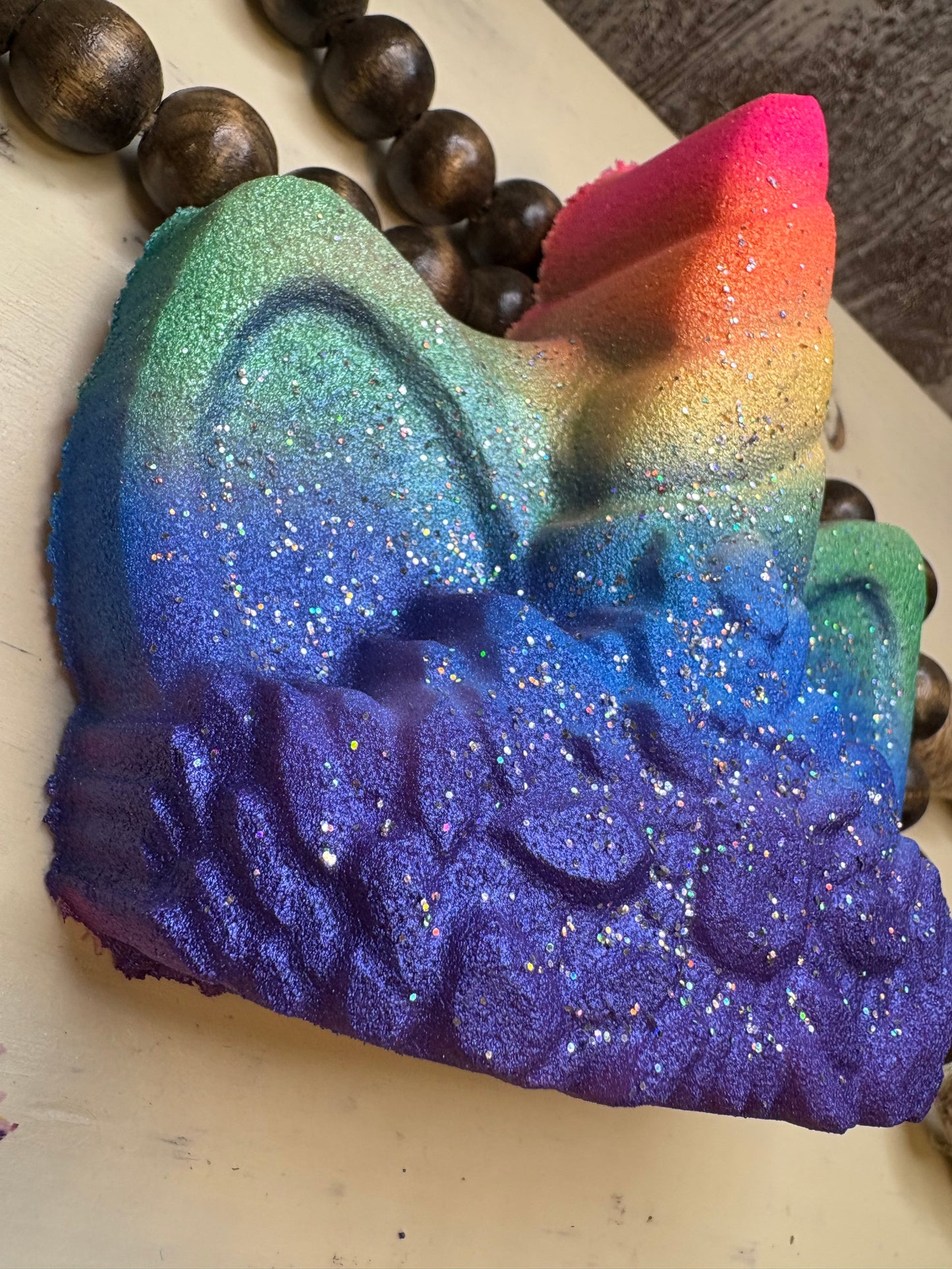Unicorn Horn Bath Bomb(mermaid toy inside)