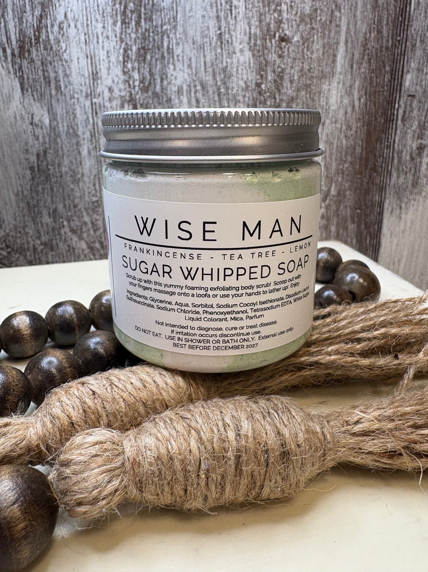 Wise Man Sugar Whipped Soap Scrub