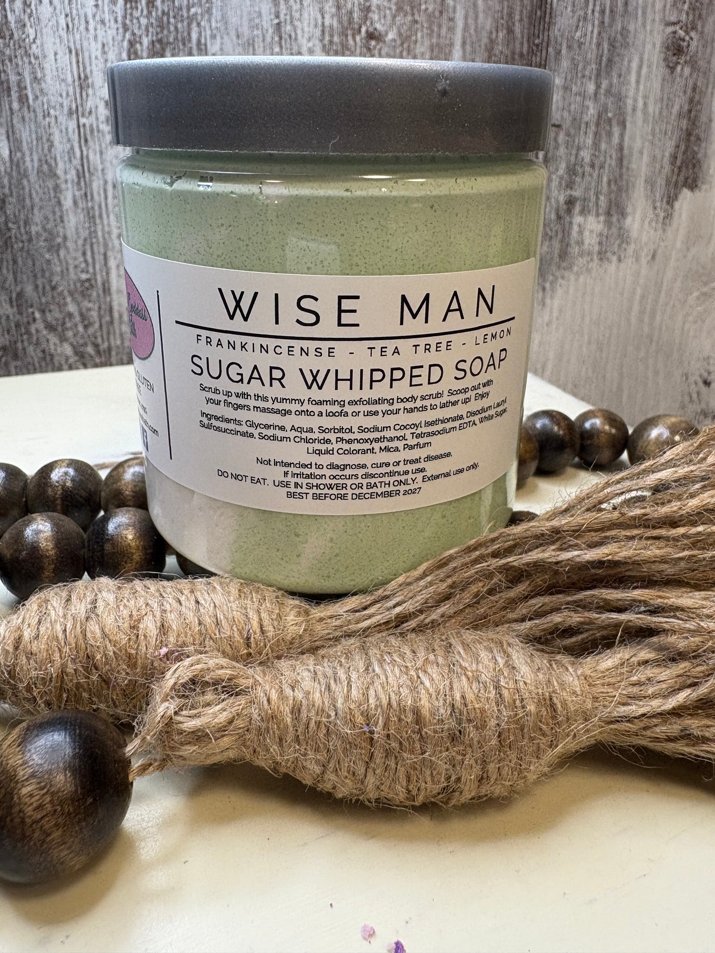Wise Man Sugar Whipped Soap Scrub