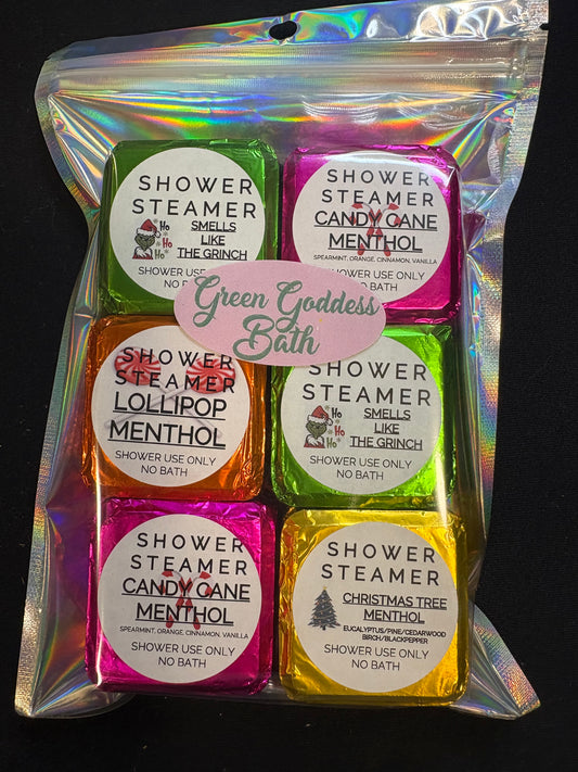 Holiday Shower Steamer 6 Gift Pack
