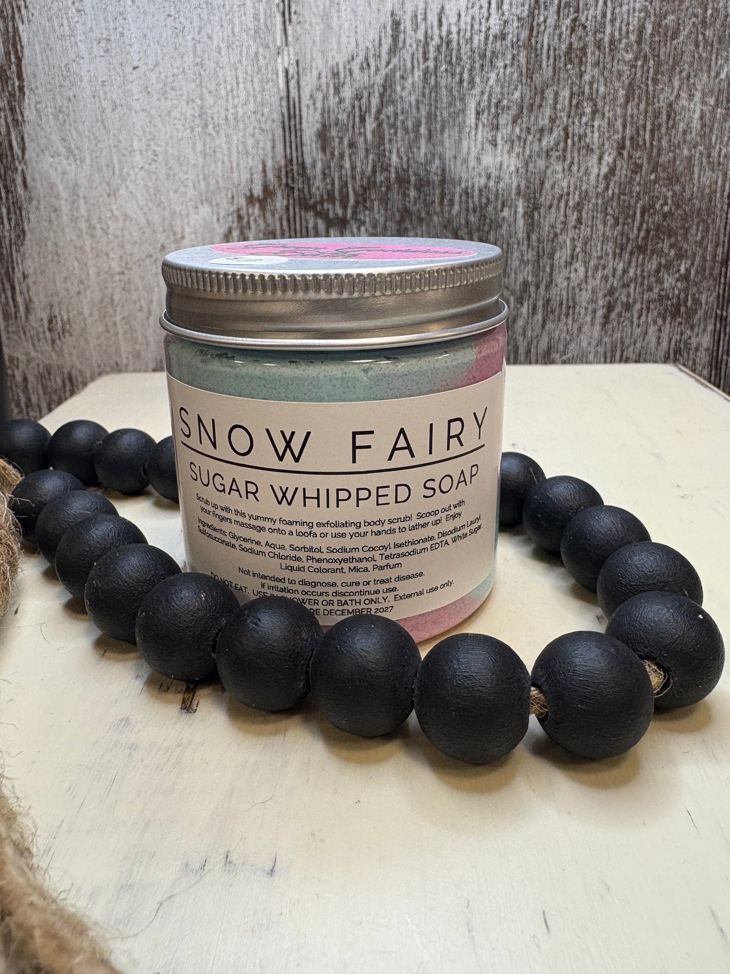 Snow Fairy Sugar Whipped Soap Scrub
